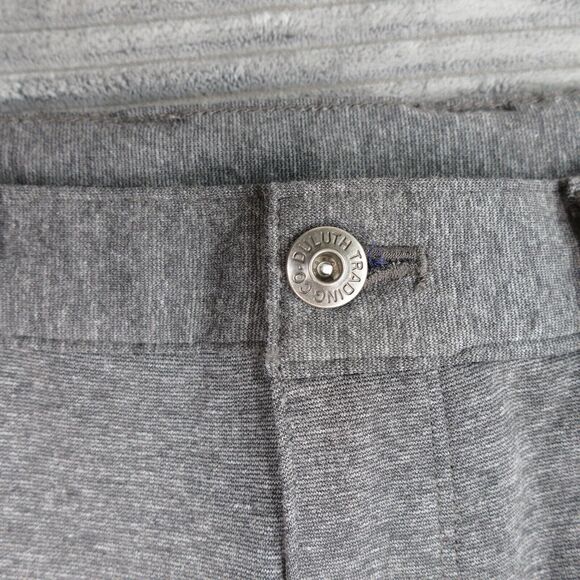 Duluth Trading Pants Incog-Chino Mens 38x30 Gray Knit Stretchy Comfy Business - Picture 14 of 16